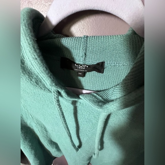 Green Hooded Sweatshirt - Picture 4 of 4